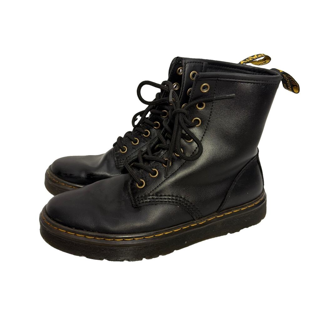Dr. Martens Zavala Boots Mens Size 7 Womens 8Black Leather AW004